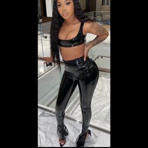 Miami Leather Two Piece Set